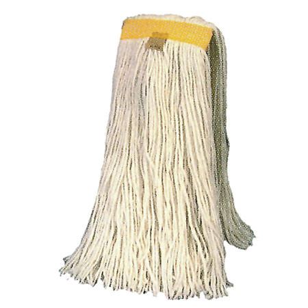 Rechange de vadrouille humide blanche bande étroite synthétique, 24po