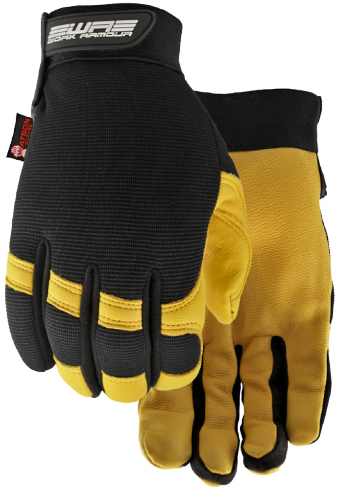 Flextime Gloves, Goatskin Palm, Spandex back, 005, SZ: L