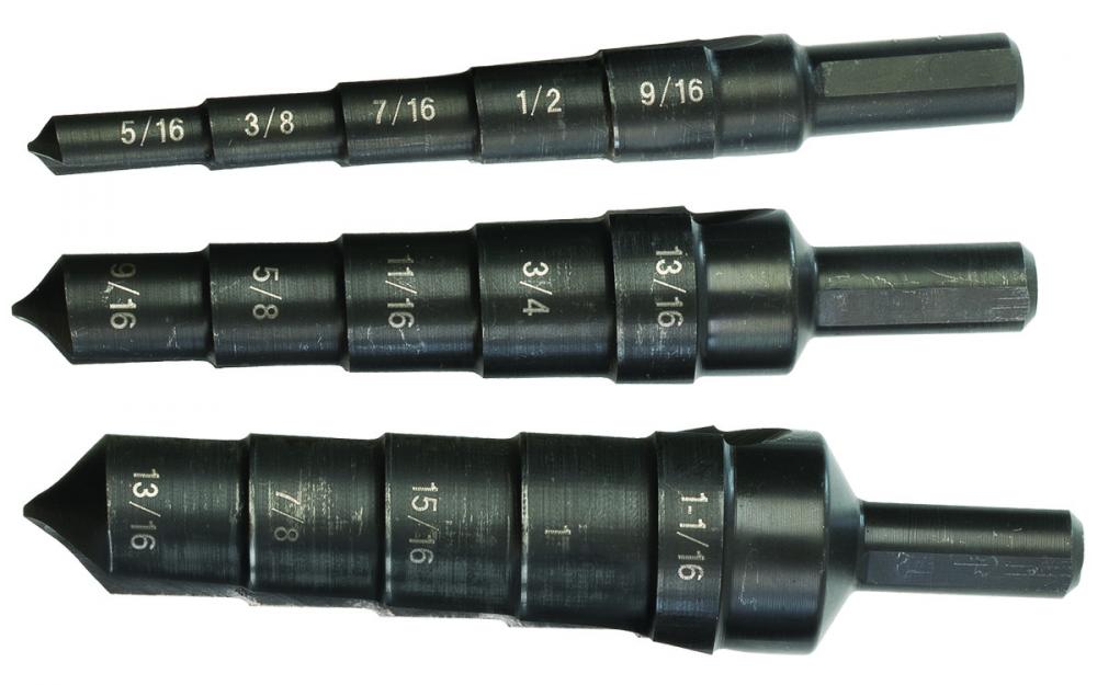 Step Drill Reamer - 5/16" To 9/16" (5 Steps)