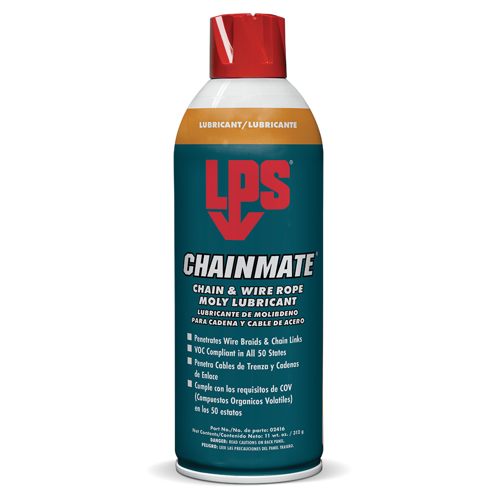 ChainMate Chain & Wire Rope Moly Lubricant, 11 oz, Aerosol Can
