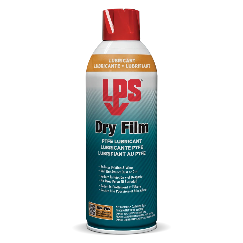 Dry Film PTFE Lubricant, 11 oz, Aerosol Can