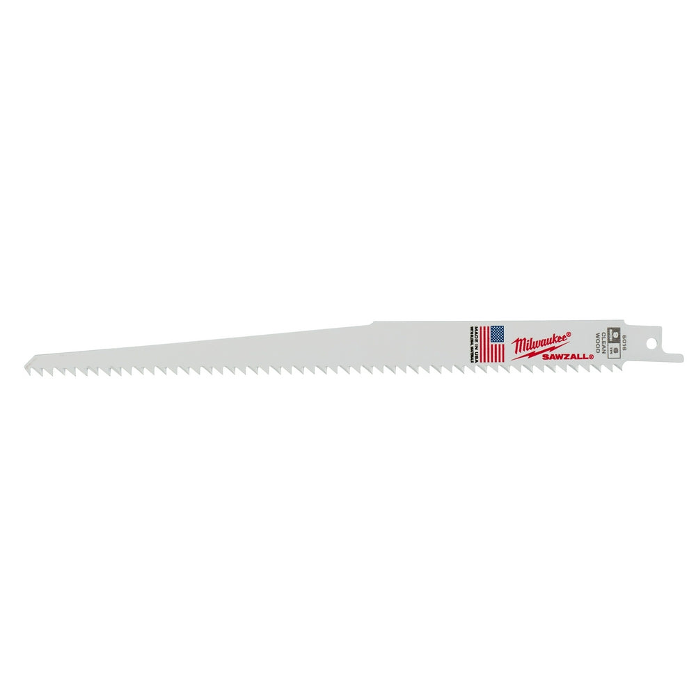 Sawzall® Fleam Ground Blade 9" 6 Tpi 100/pk
