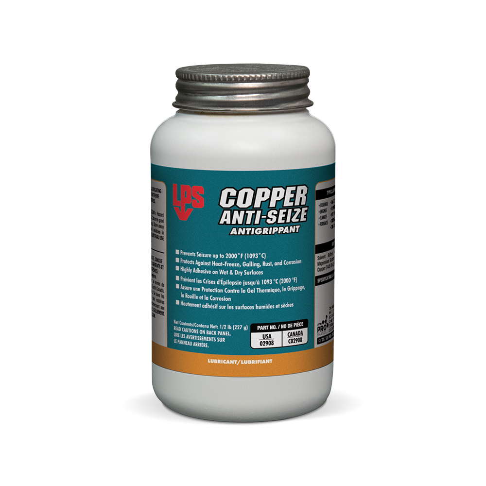 Copper Anti-Seize Lubricant, 0.5lb, Top Brush
