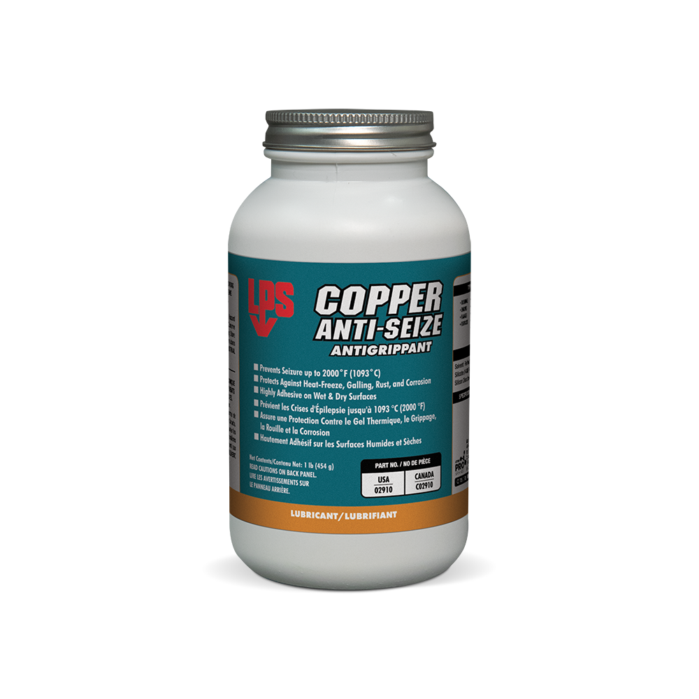 Copper Anti-Seize Lubricant, 1lb, Top Brush
