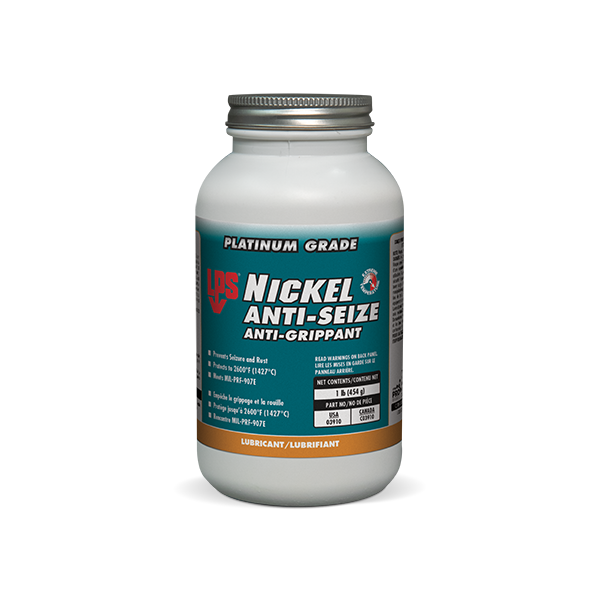 Nickel Anti-Seize, 1lb, Brush Top Bottle