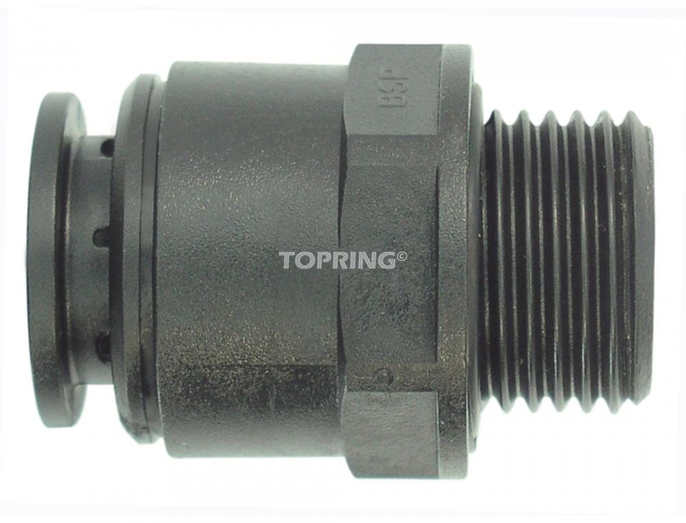 Adaptateur en polymère de 22 mm à 3/4 (M) BSPP S05, modèle Air Line