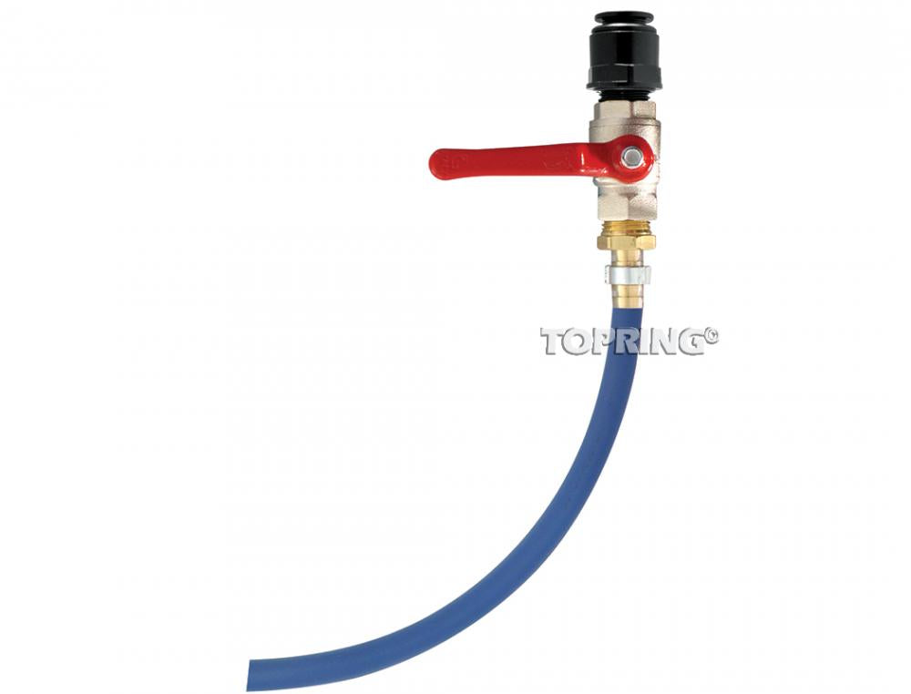 Vanne de vidange manuelle pour tuyau de 22 mm S05, modèle Air line