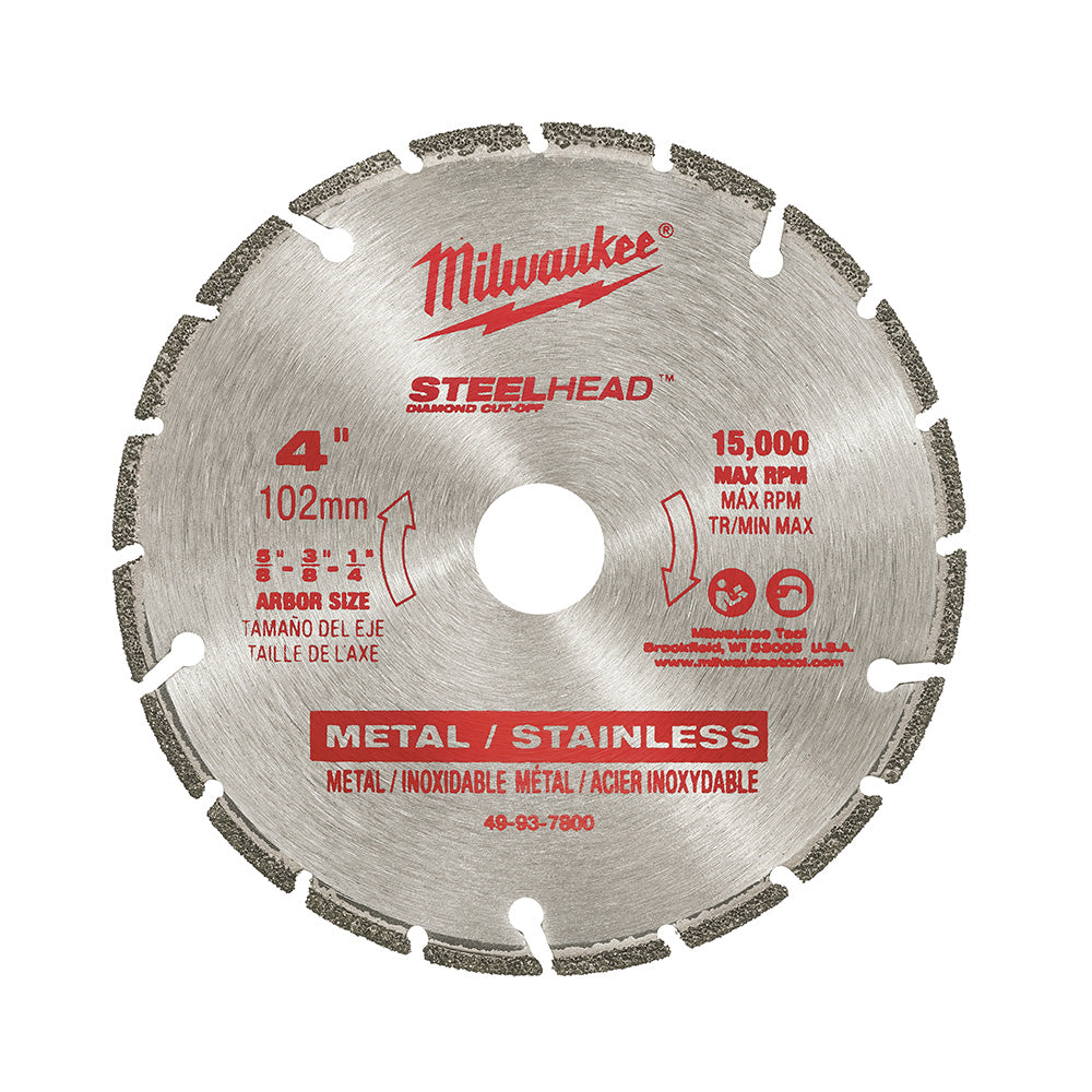 Steelhead™ Diamond Cut-off Blade 4"
