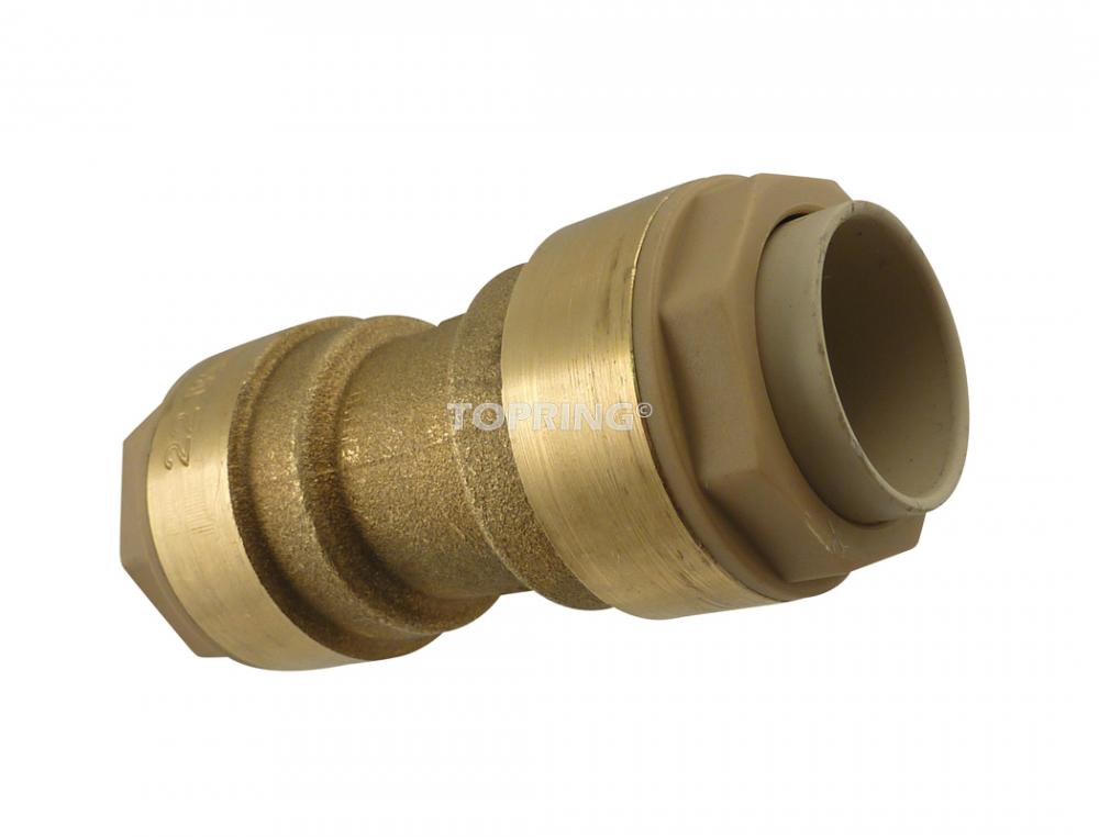 Raccord union droit en laiton 15 mm S07, modèle Quickline