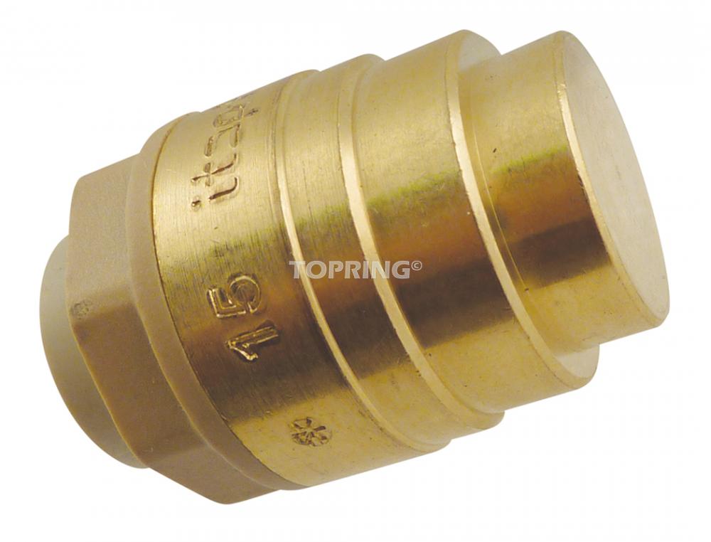 15 mm Brass End Cap S07, Quikline Model