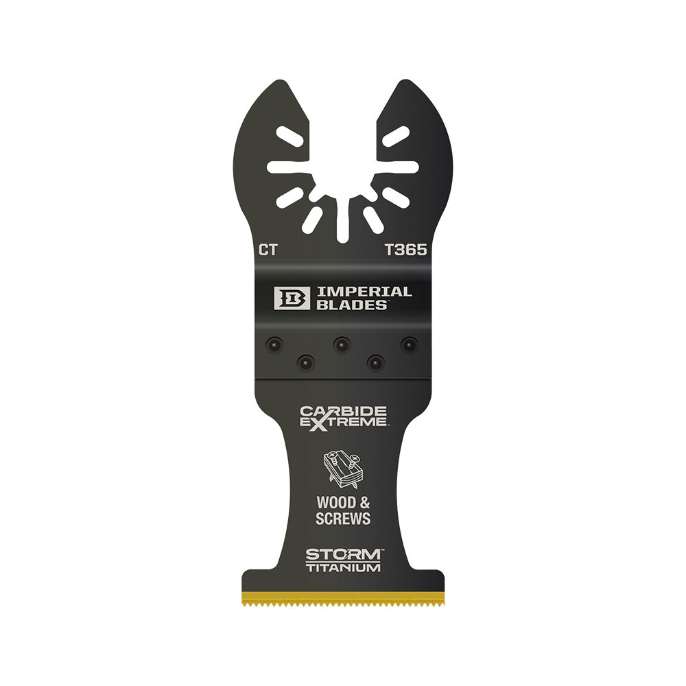 Imperial Blades Iboat365-1 One Fit™ 1-3/8" Carbide Extreme Storm Titanium Multi-material Blade, 1pc
