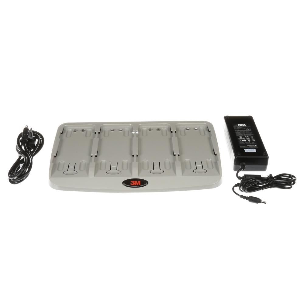 Bloc d'alimentation 3M™ Versaflo™ à 4 postes, TR-944N, noir, 1/caisse