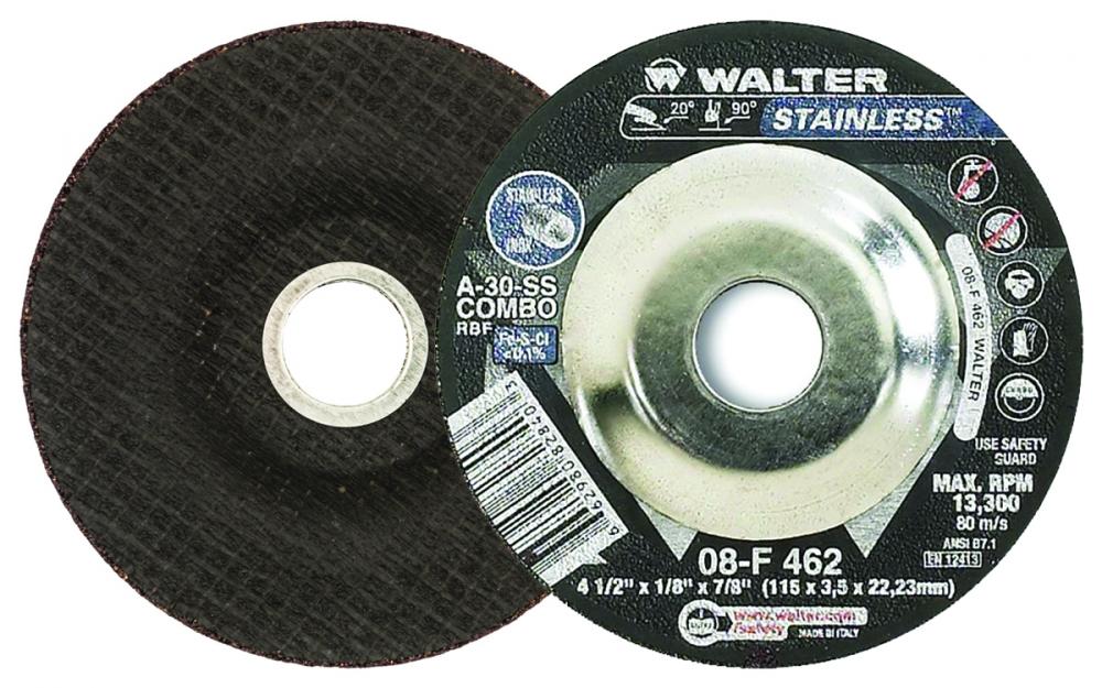Stainless, Grade: A-30-ss Combo, Type: 27, 4-1/2 In. X 1/8 In. X 7/8 In.