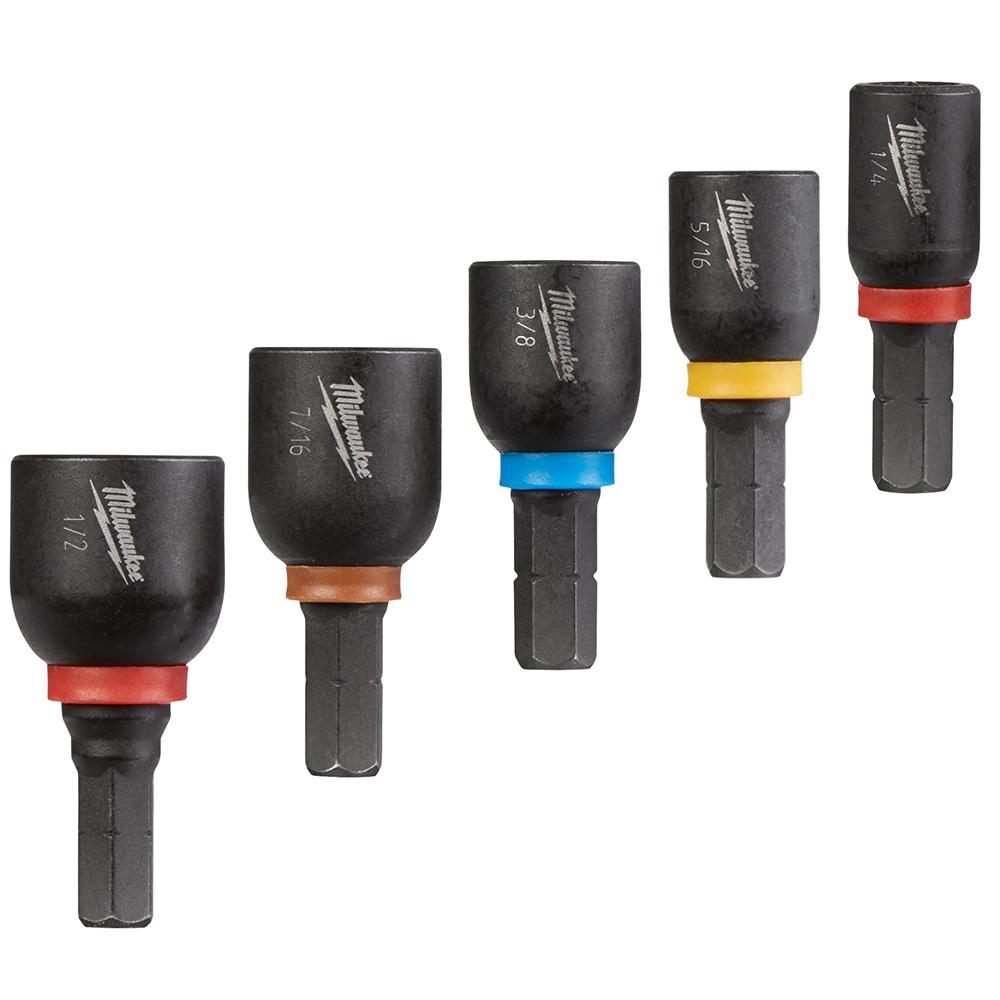 1 in. SHOCKWAVE Impact Duty insert magnetic nut drivers Set