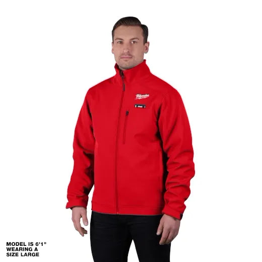 Red Heated Toughshell™ Jacket M M12 12V Li-Ion Cordless 3.0Ah Battery pack