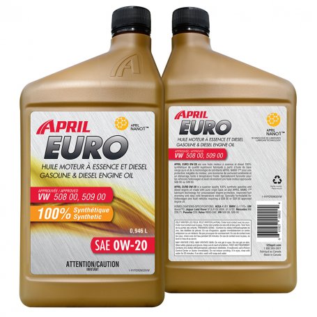 April Motor Oil Super Flo, Synthetic, 5w40, 946ml