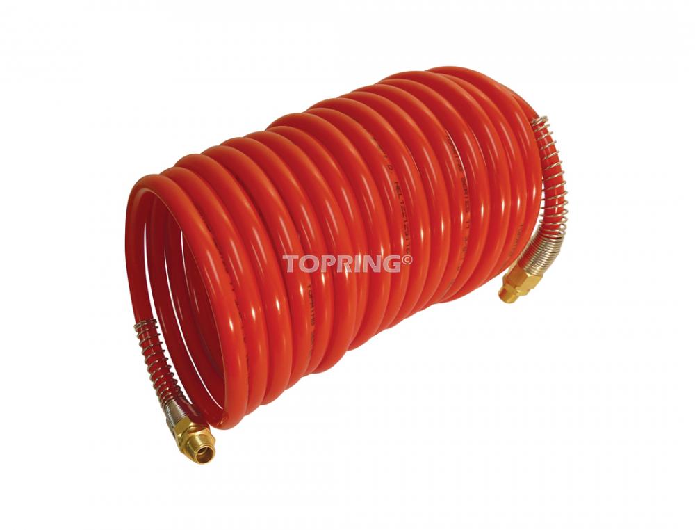 Tuyau en nylon enroulé 3/8 I.D. 25 pieds, modèle Maxpro avec raccords pivotants