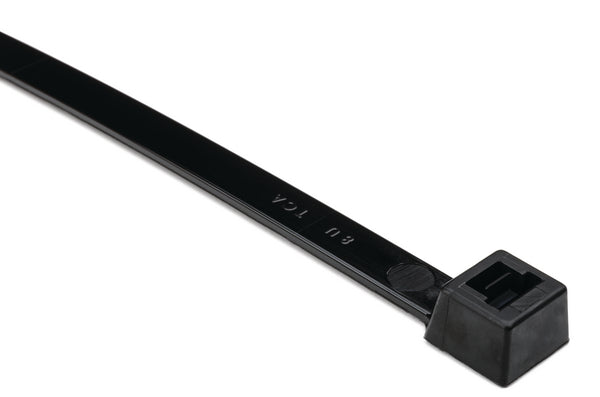 Hellermanntyton Cable Tie, Black, 391.16x8.9mm, ⌀8-105mm, 25/Pcs