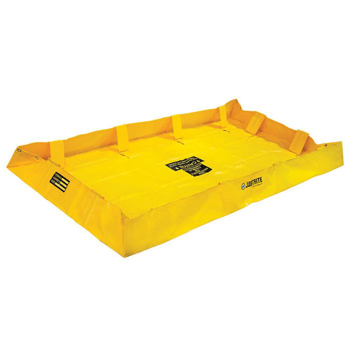Spill Containment Berm 4x8x8in 159gal Quickberm Lite Yellow