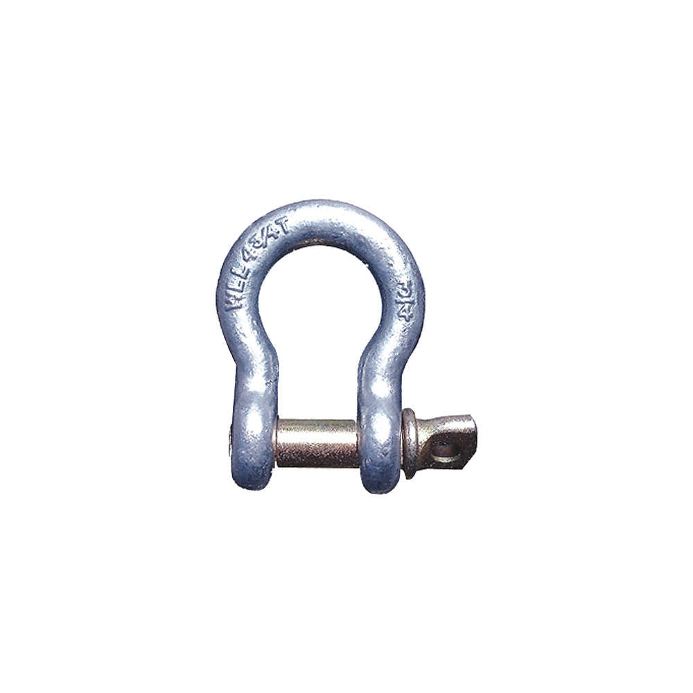 Manille d’ancrage, goupille filetée, iva2, acier carbone/allié traité thermiquement, 0,47″ x 5⁄16″