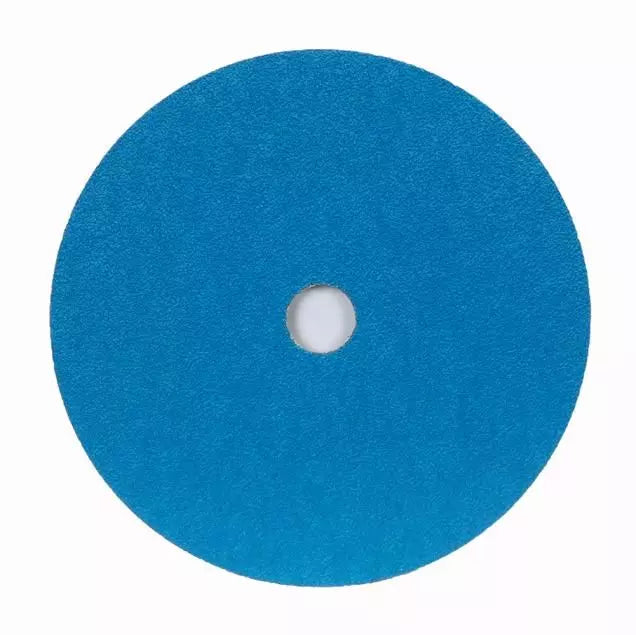 Disque de ponçage à revêtement Norton Bluefire - Diamètre du disque de 4-1/2 po, matériau abrasif en zircone, matériau de support en fibre, grain 36