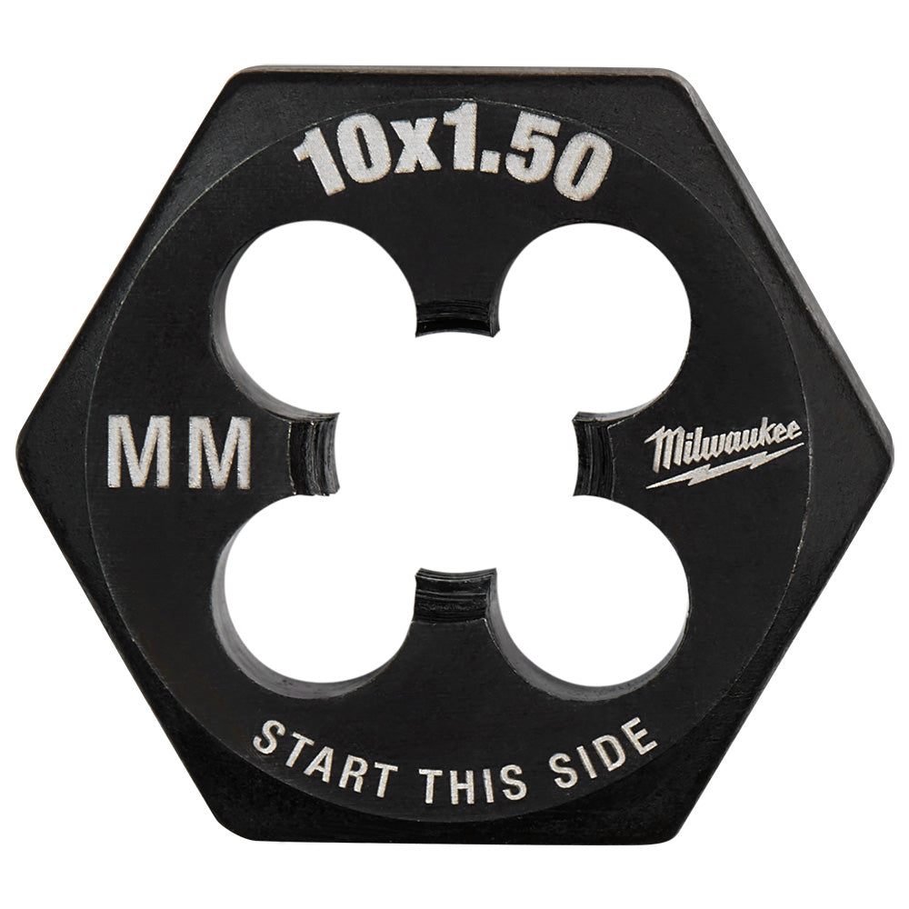 M10-1.50 mm 1-inch Hex Threading Die