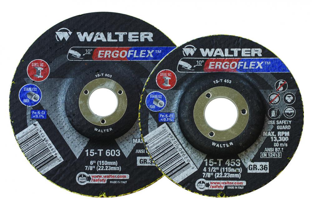 Ergoflex, Grit 36, 4-1/2 In. X 7/8 In., Type: 29
