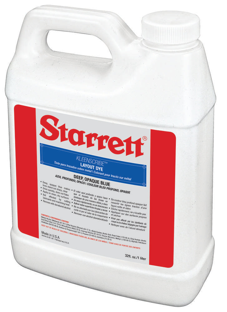 Blue Layout Dye, 32 oz Plastic Bottle