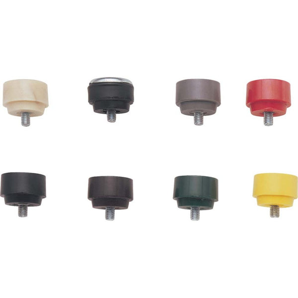 Hammer Tip, Medium-Hard, Cream Color, 2 Inch Diameter, 5/16" Thread