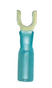 Terminal thermorétractable cosse no8 pour fil 16-14 ga, bleu, 25/bx