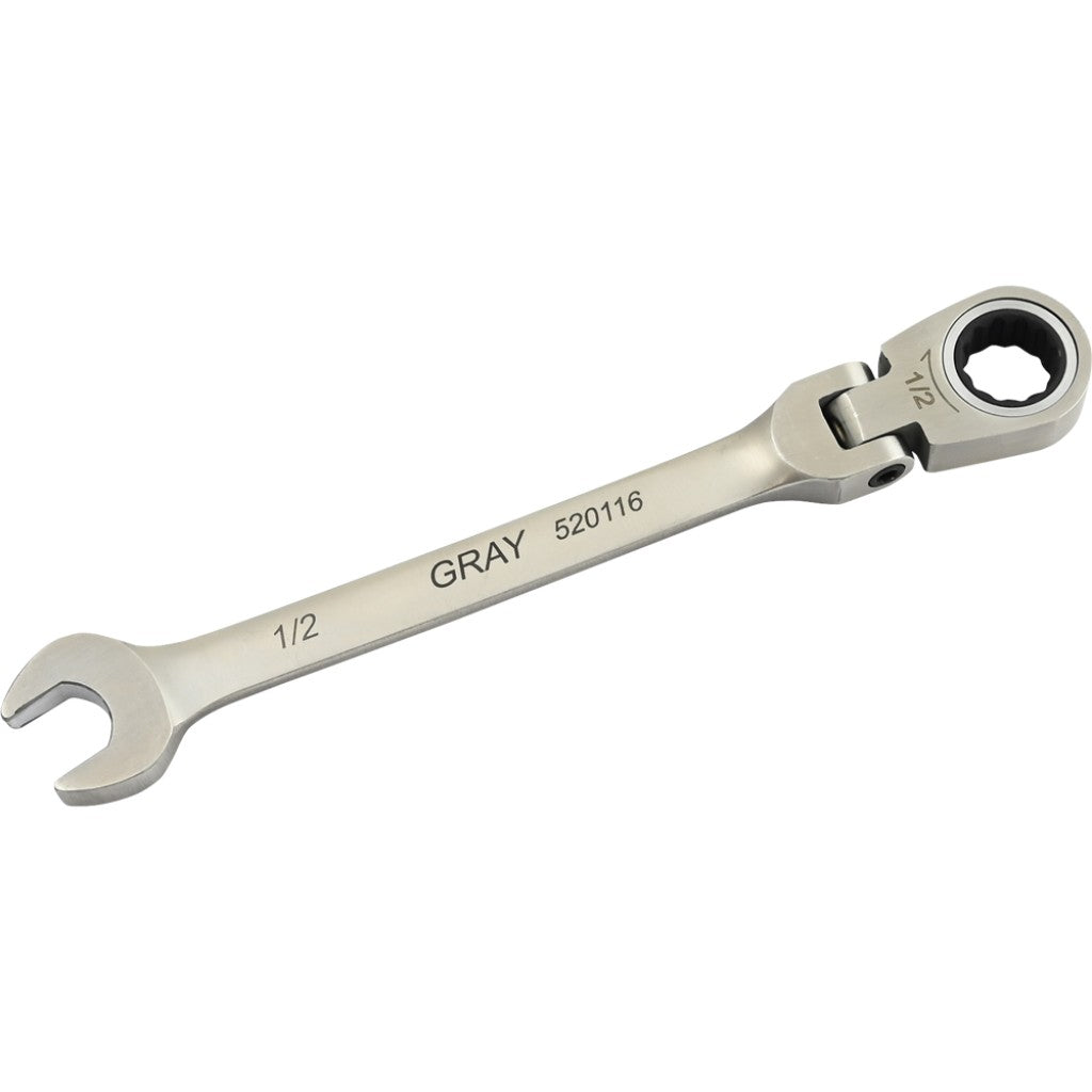 Clé à cliquet - 1/2", mixte, tête flexible