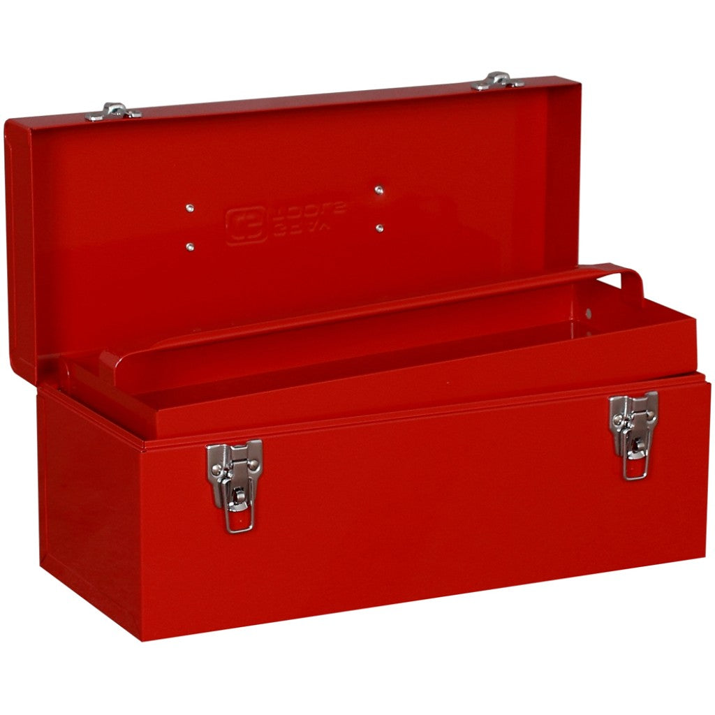 Boîte à outils portative rouge de 16 pouces