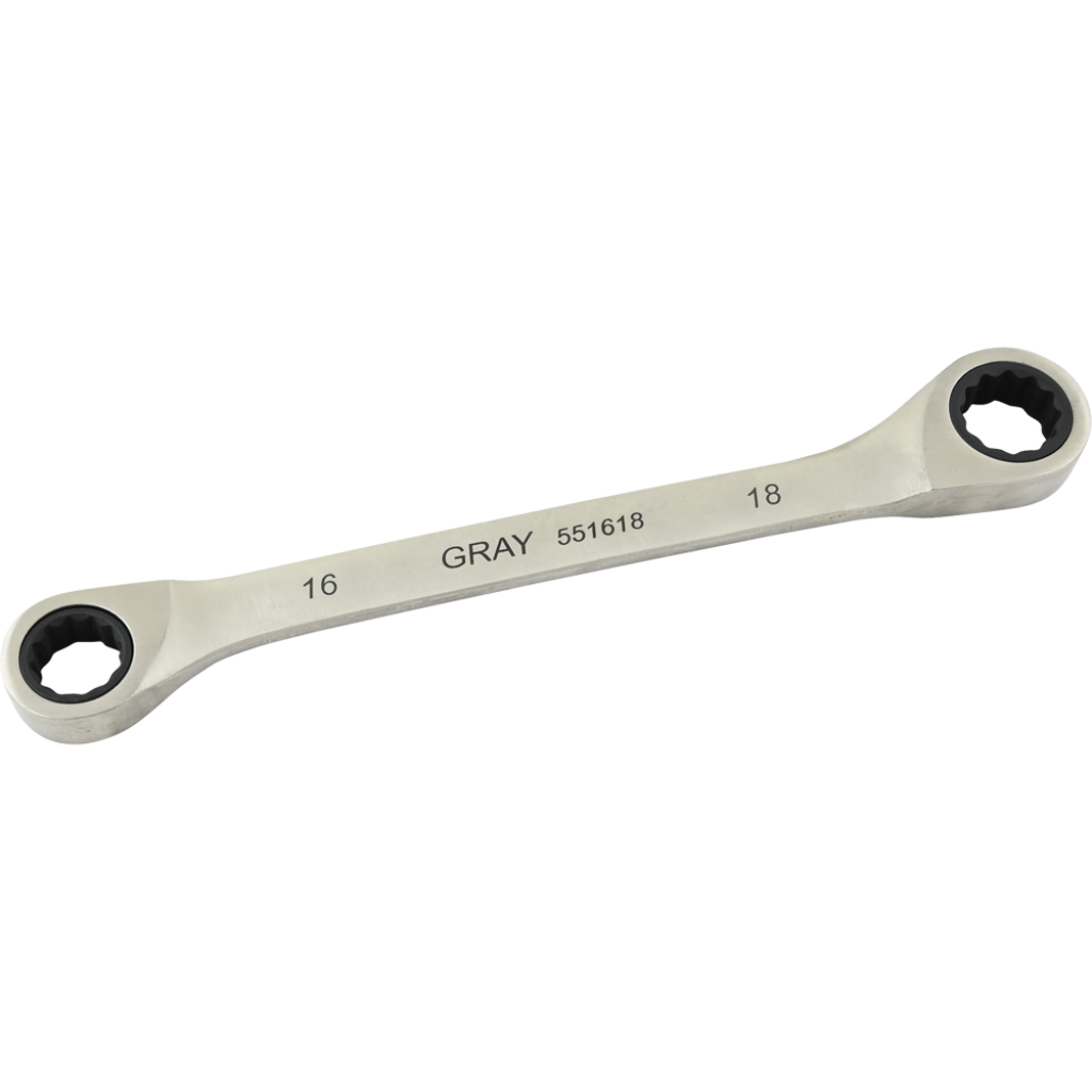 Double Box Wrench - 16 x 18mm, Fixed Head