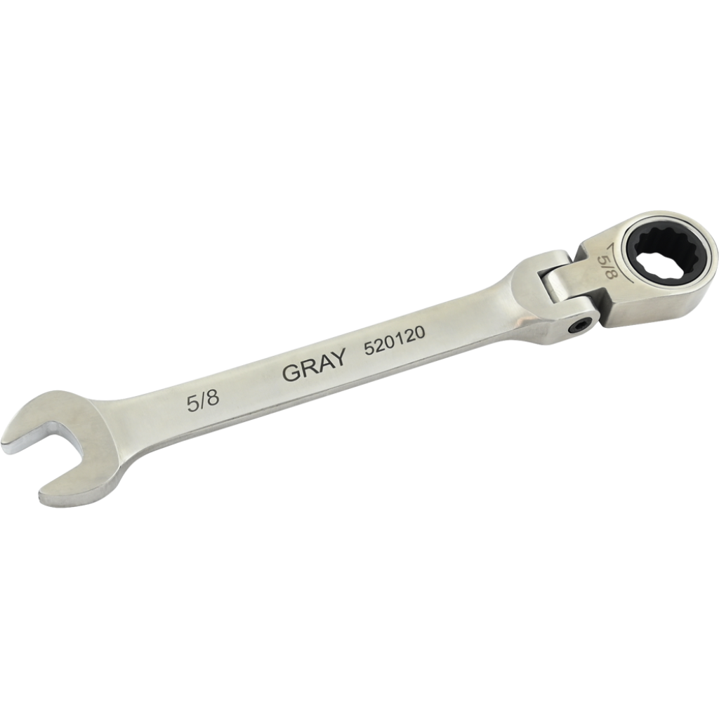 Combination Wrench - 5/8", Flex Head