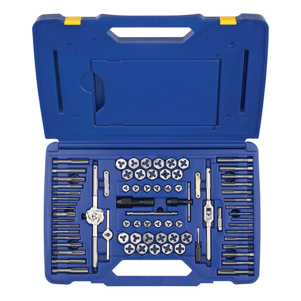 IRWIN Tap And Die Set Machine Screw/SAE/Metric 76-Piece