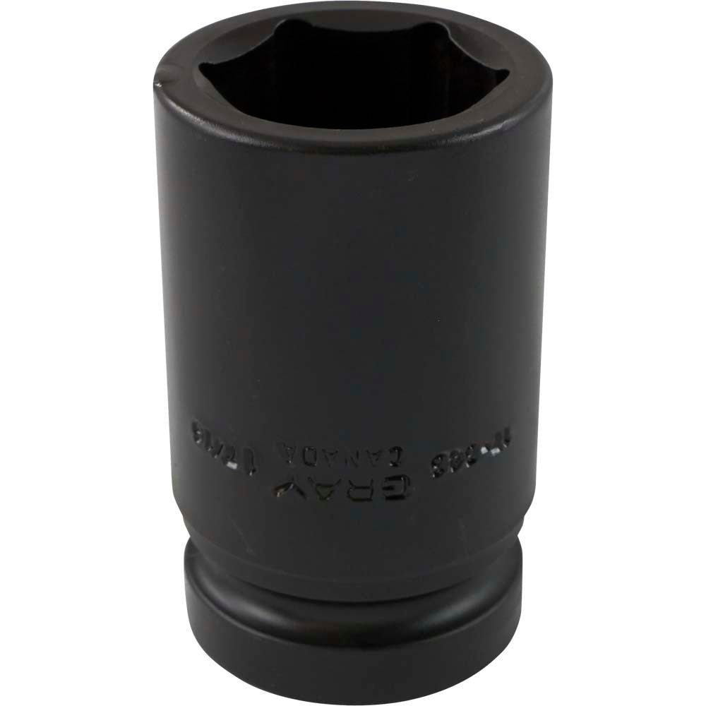 Douille à choc 1-7/16" x 1", 6 pans, longueur profonde