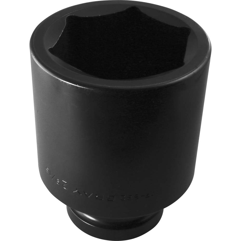 Socket - 2-9/16" x 1" Drive, 6 Point, Deep, Impact