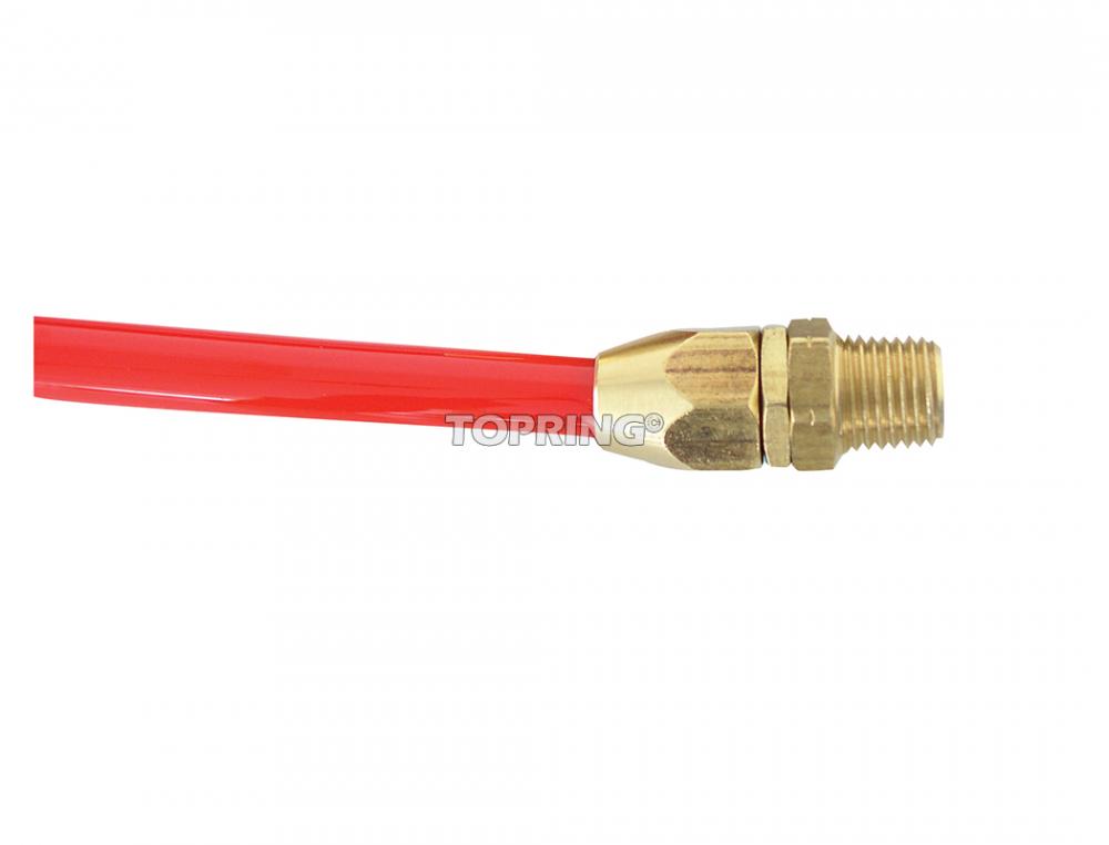 Brass Rotary Fitting 1/4 (M) NPT For Flexcoil Model Hoses