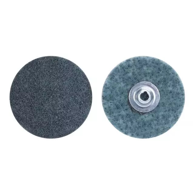 Bear-Tex Quick Change Disc - 2 in Disc Diameter, Aluminum Oxide Abrasive Material, Blue Color