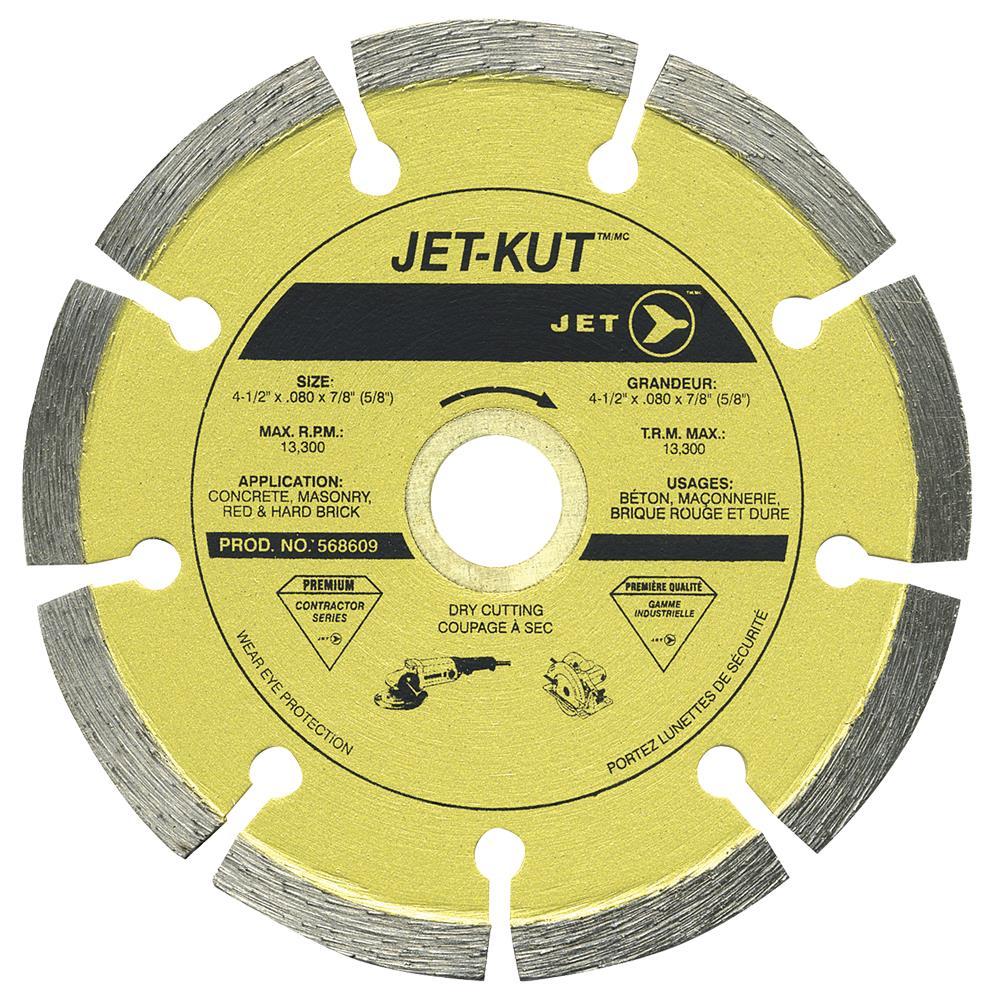 5 x .080 x 7/8 (5/8) JET-KUT Premium Segmented Diamond Blade