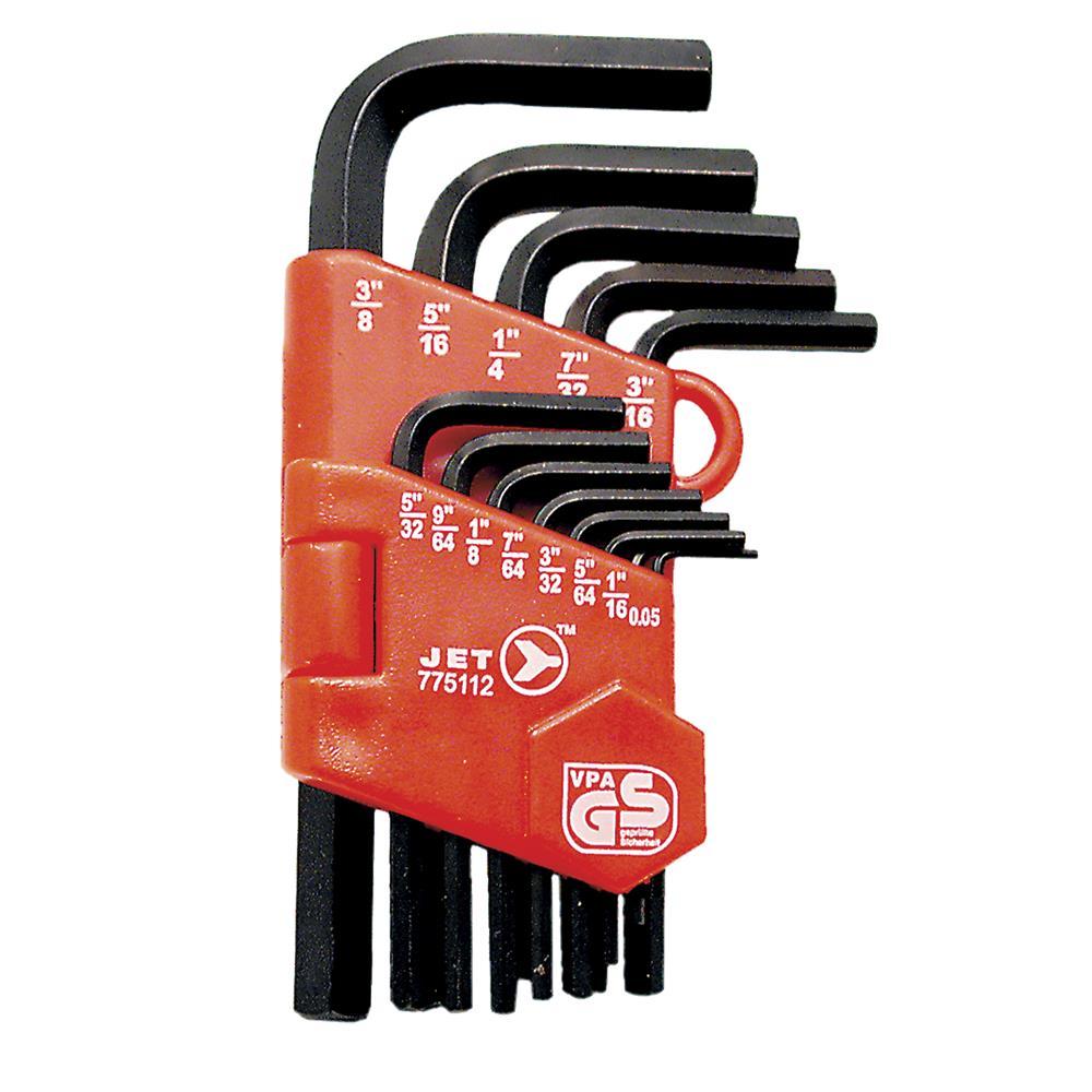 13 PC SAE Short Arm Hex Key Set