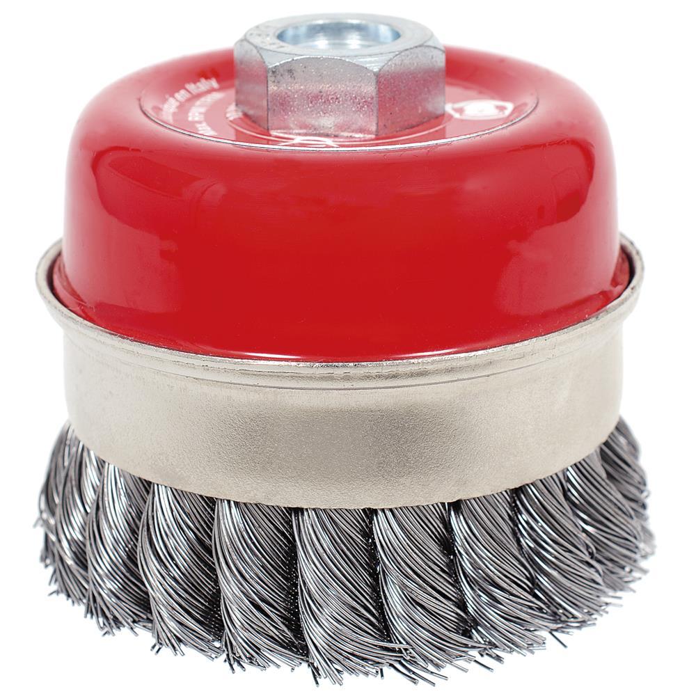 3-1/2 x 5/8-11NC Knot Banded Cup Brush - High Performance