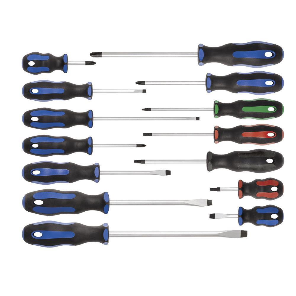 14 PC Ergonomic Screwdriver Set