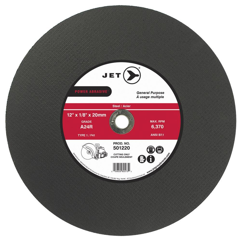 12 x 1/8 x 20mm A24R POWER ABRASIVE T1 Cut-Off Wheel