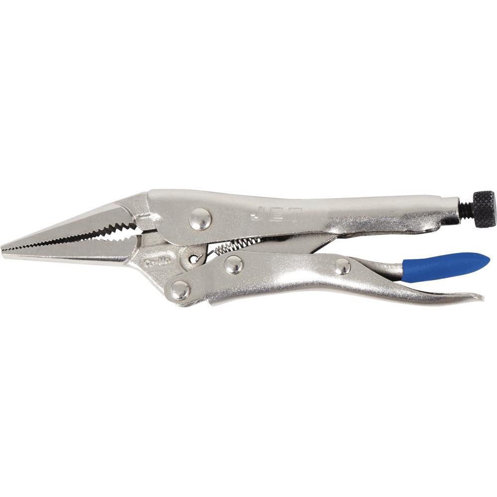 4" Long Nose Locking Pliers with Cutter