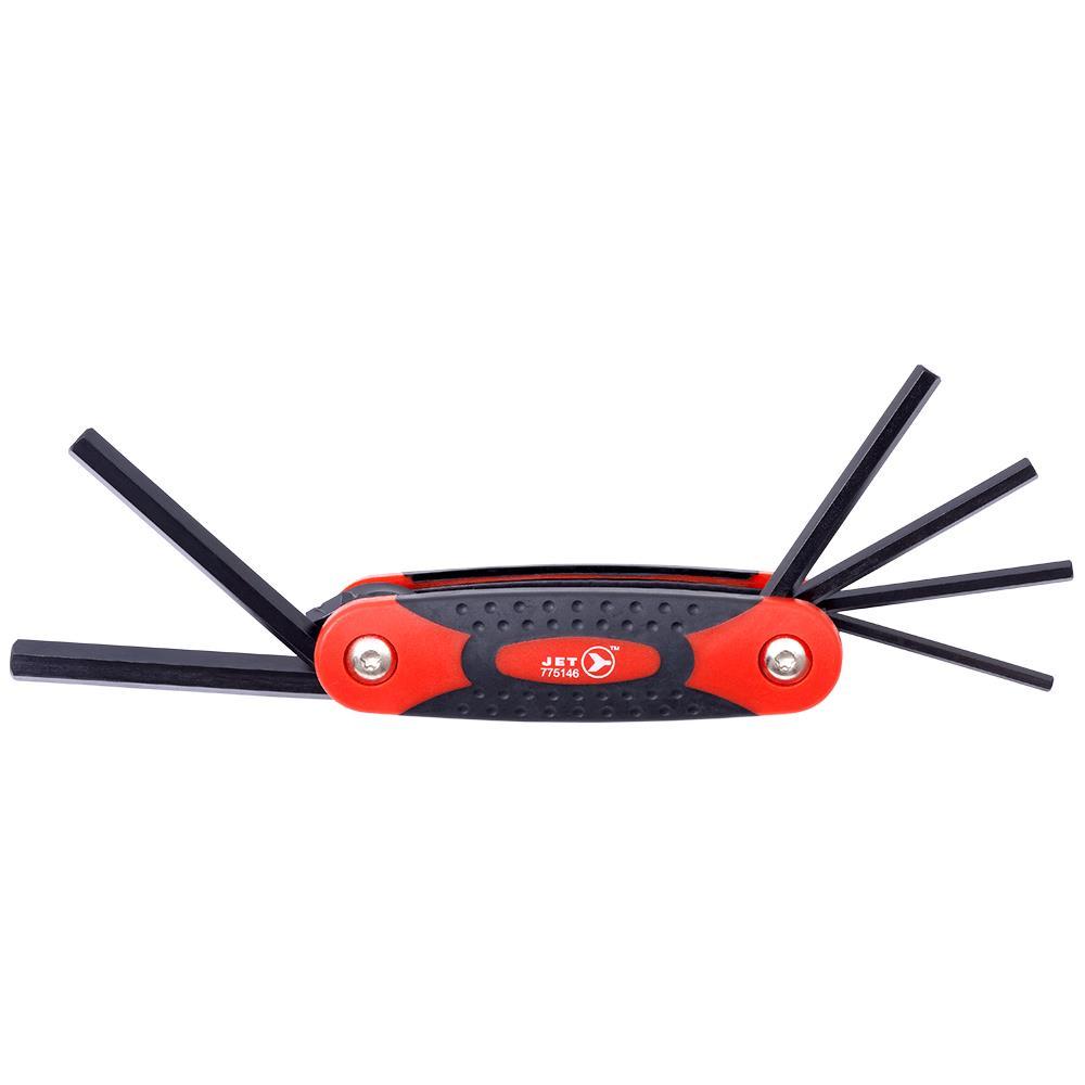 7 PC SAE Folding Hex Key Set