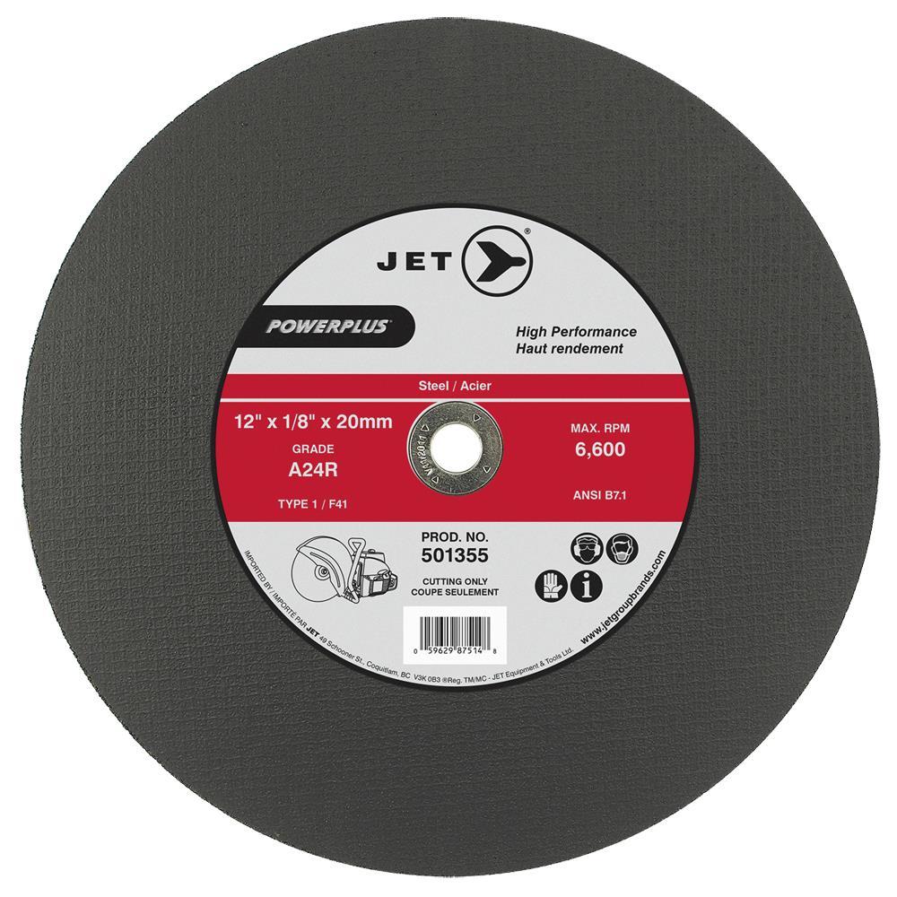 Disque à tronçonner POWERPLUS T1 A24R 12" x 1/8" x 20 mm