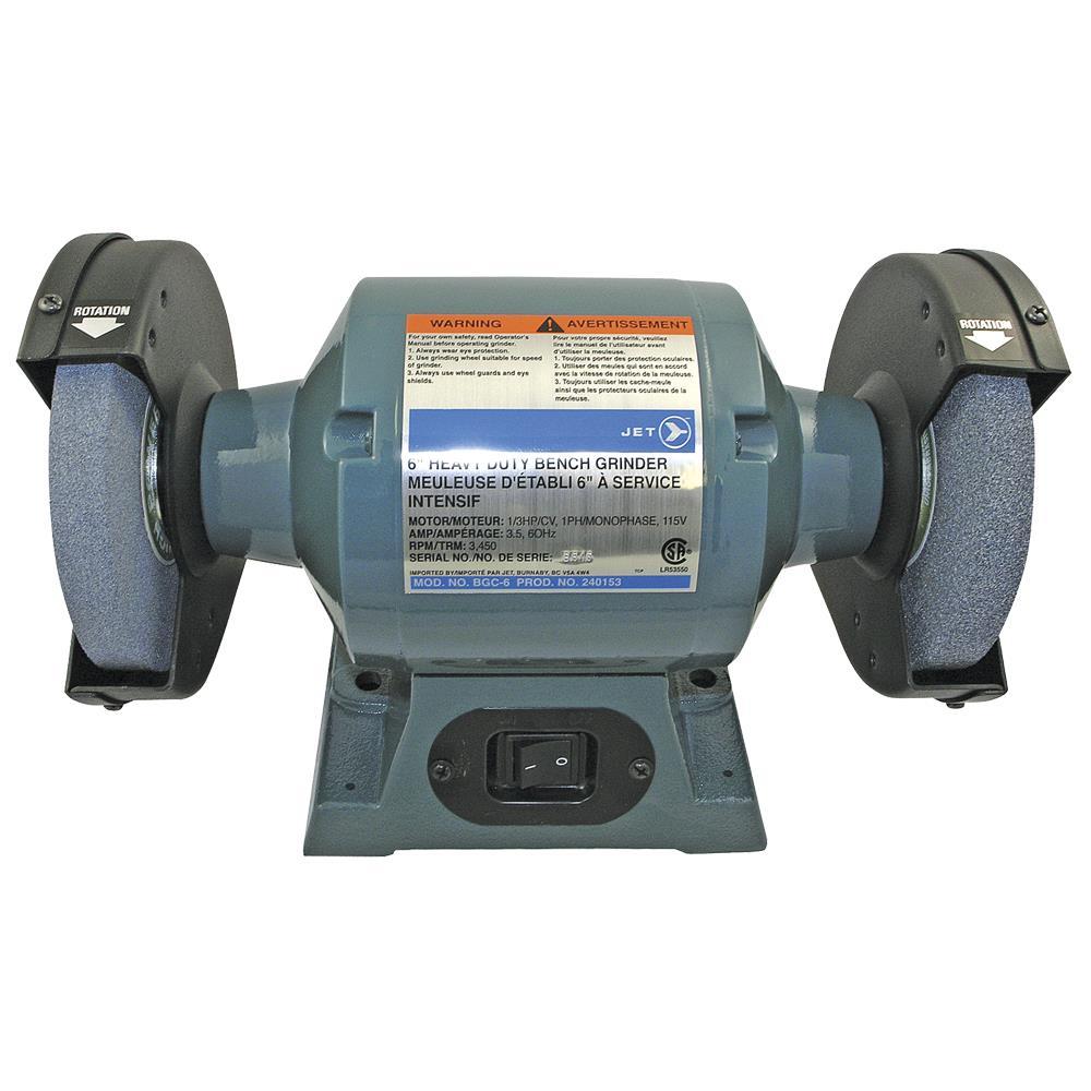 Meuleuse d'établi 6" 1/3 HP - Usage intensif