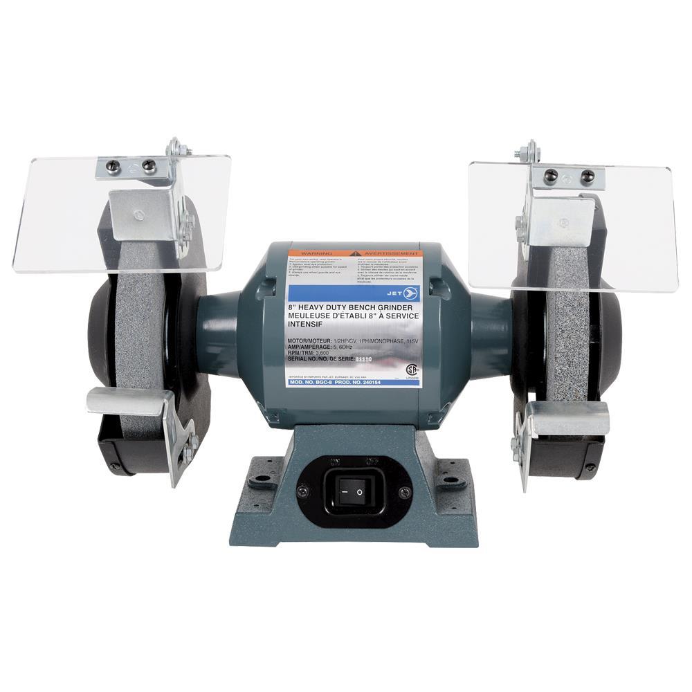 8" 1/2 HP Bench Grinder - Heavy Duty