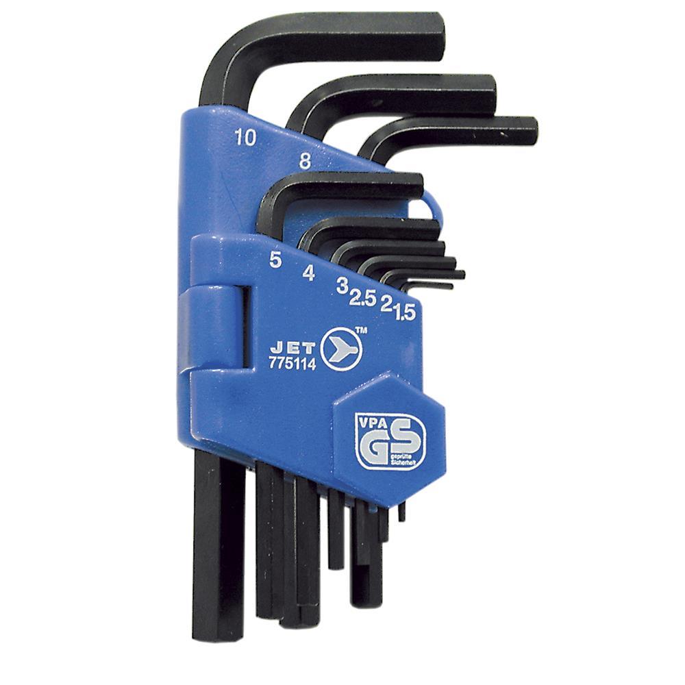 9 PC Metric Short Arm Hex Key Set